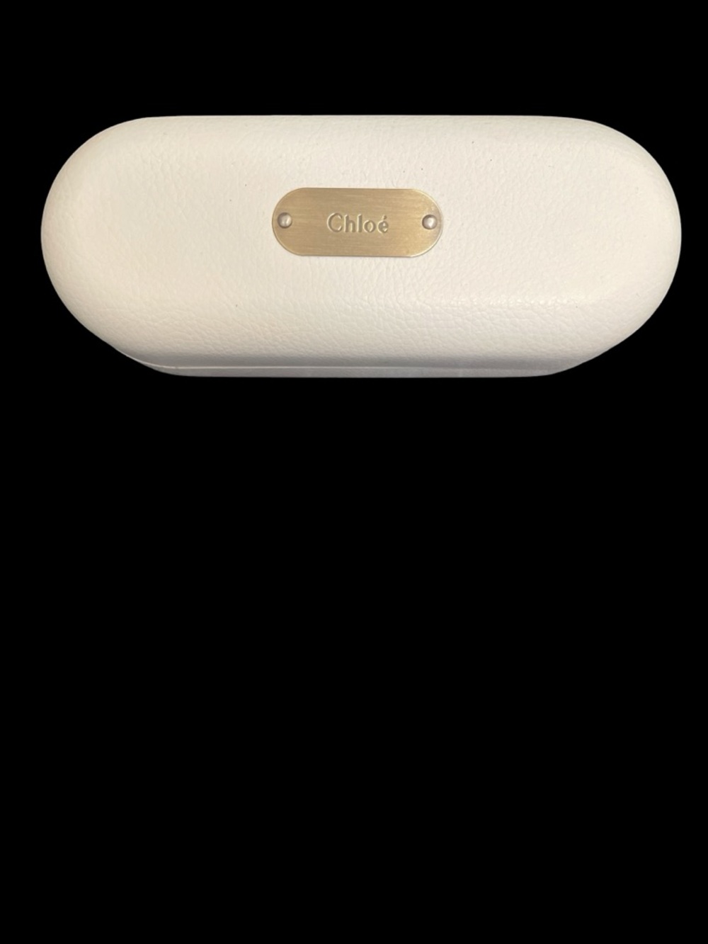 Chloé Black Oval Oversized Sunglasses - Gold Logo Detail - Style 640A - Picture 7 of 7